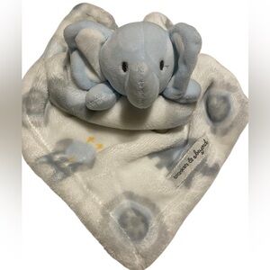 Blankets And Beyond Blue Elephant Lovey Plush Security Baby Soother Soft Comfort